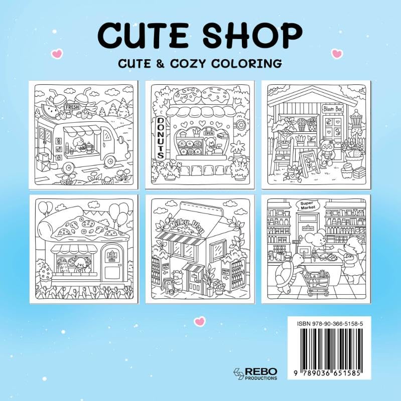 Cute Shop - Cute & Cozy Kleurboek
