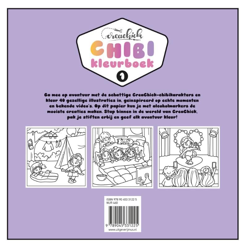 CreaChick Chibikleurboek 1