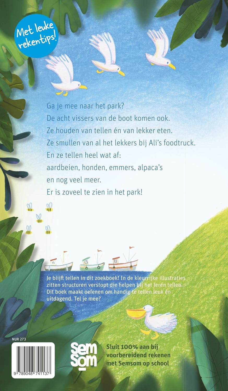 Acht vissers naar het park