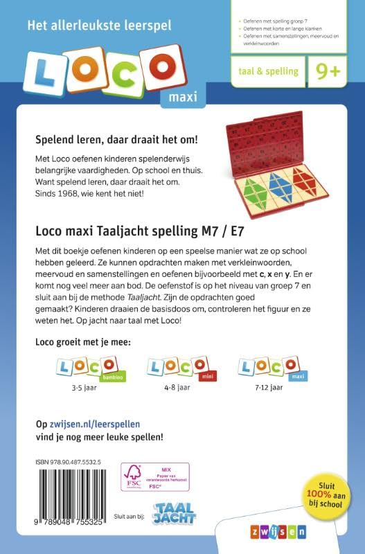 Loco Maxi Taaljacht Spelling M7 - E7