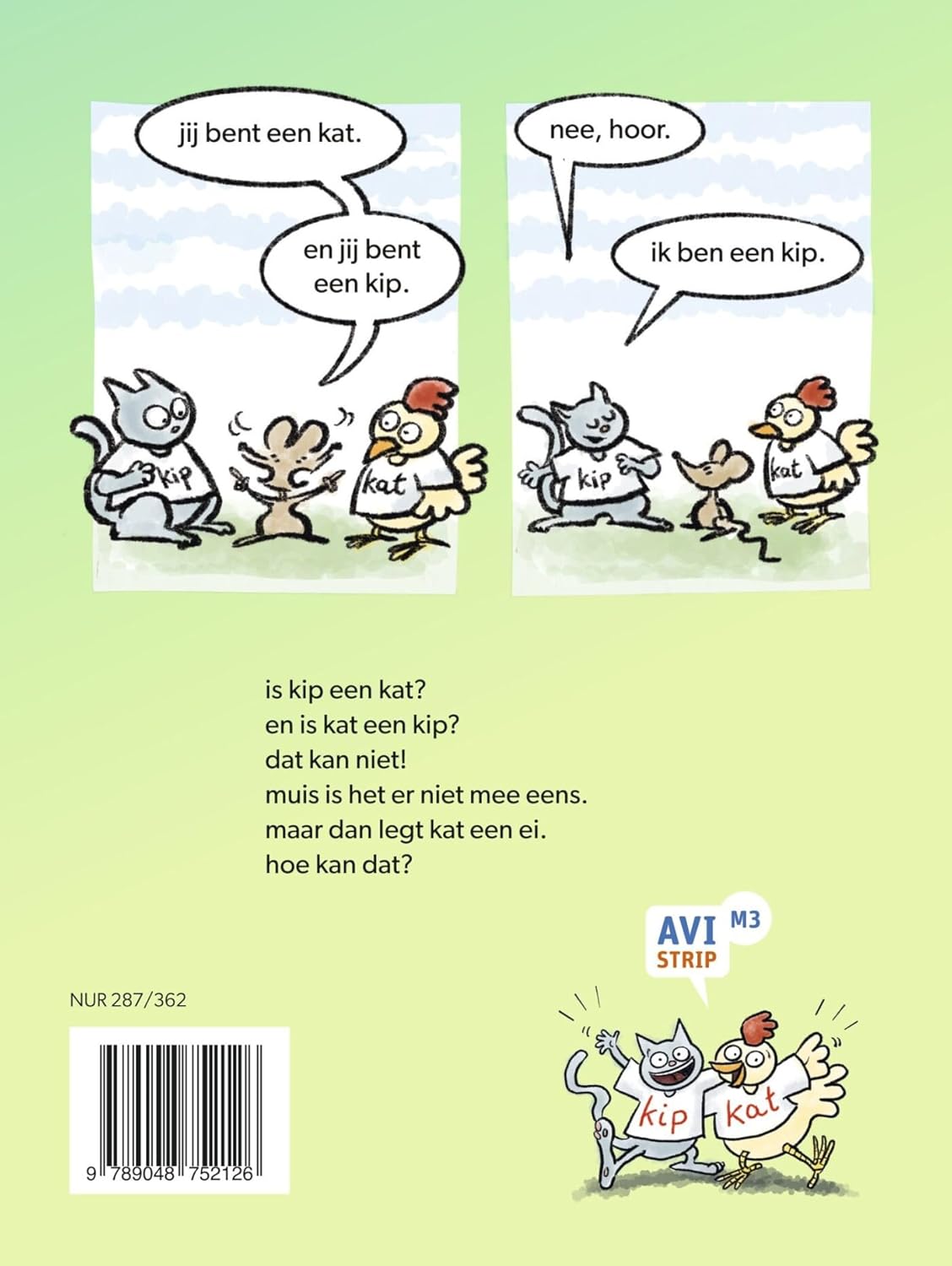 kip en kat - AVI M3 Stripboek