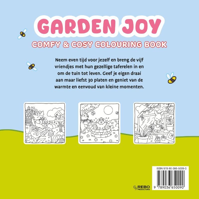 Garden joy - Comfy & cosy Kleurboek