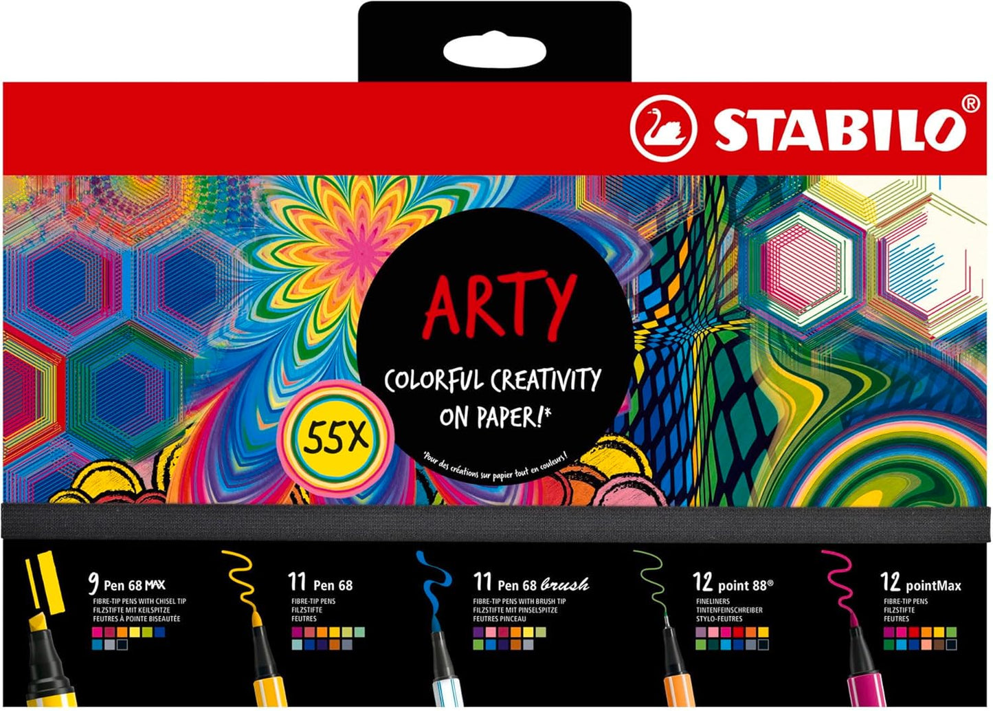 Stabilo Arty Assortiment Kleurstiften - 55Dlg.