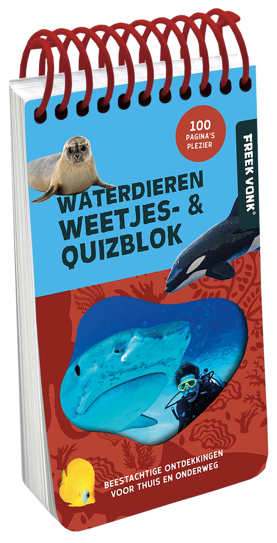 Freek Vonk Weetjes- & Quizblok - Waterdieren
