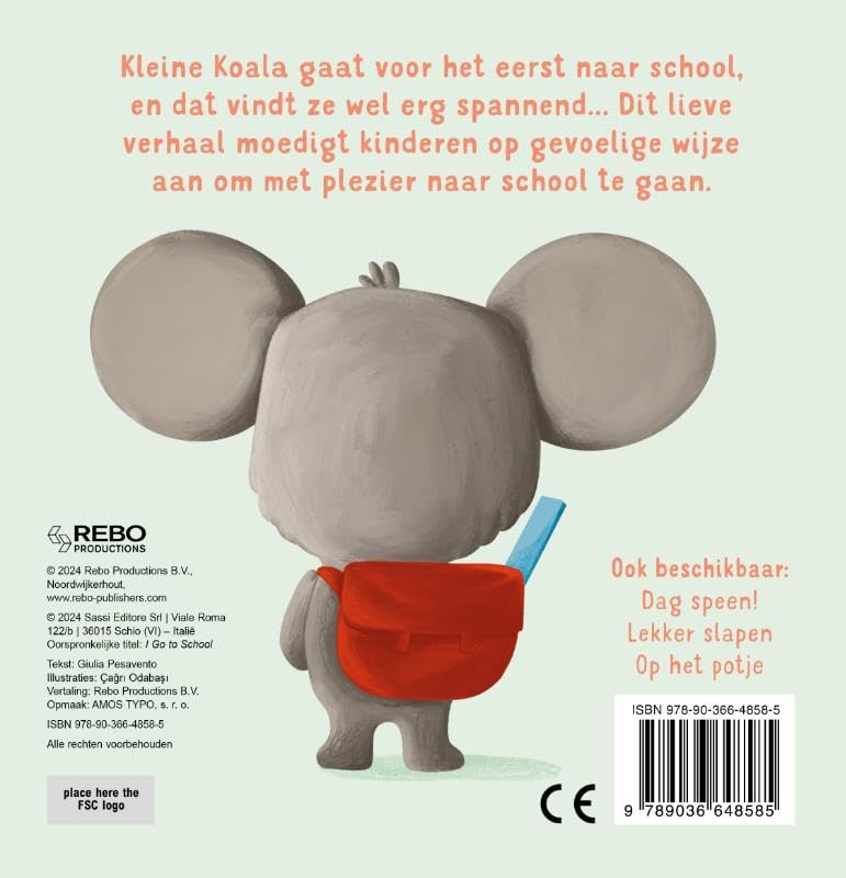 Naar school - Stap voor stap Kartonboekje