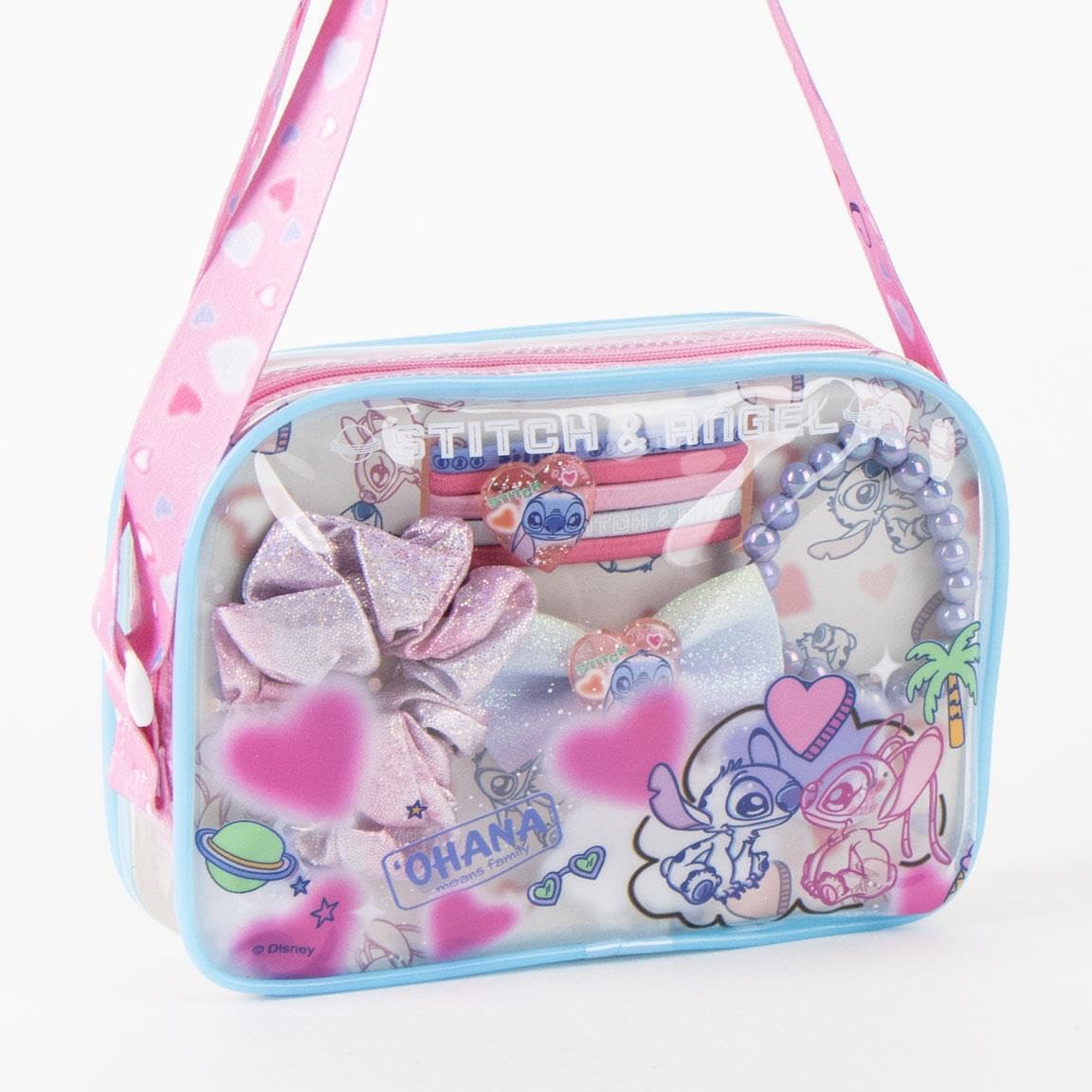 CERDÁ Life's Little Moments - Beauty Bag Stitch Set with Accessories for Girls - Set of Beauty Bag Stitch for Game, Gift and Personal Care