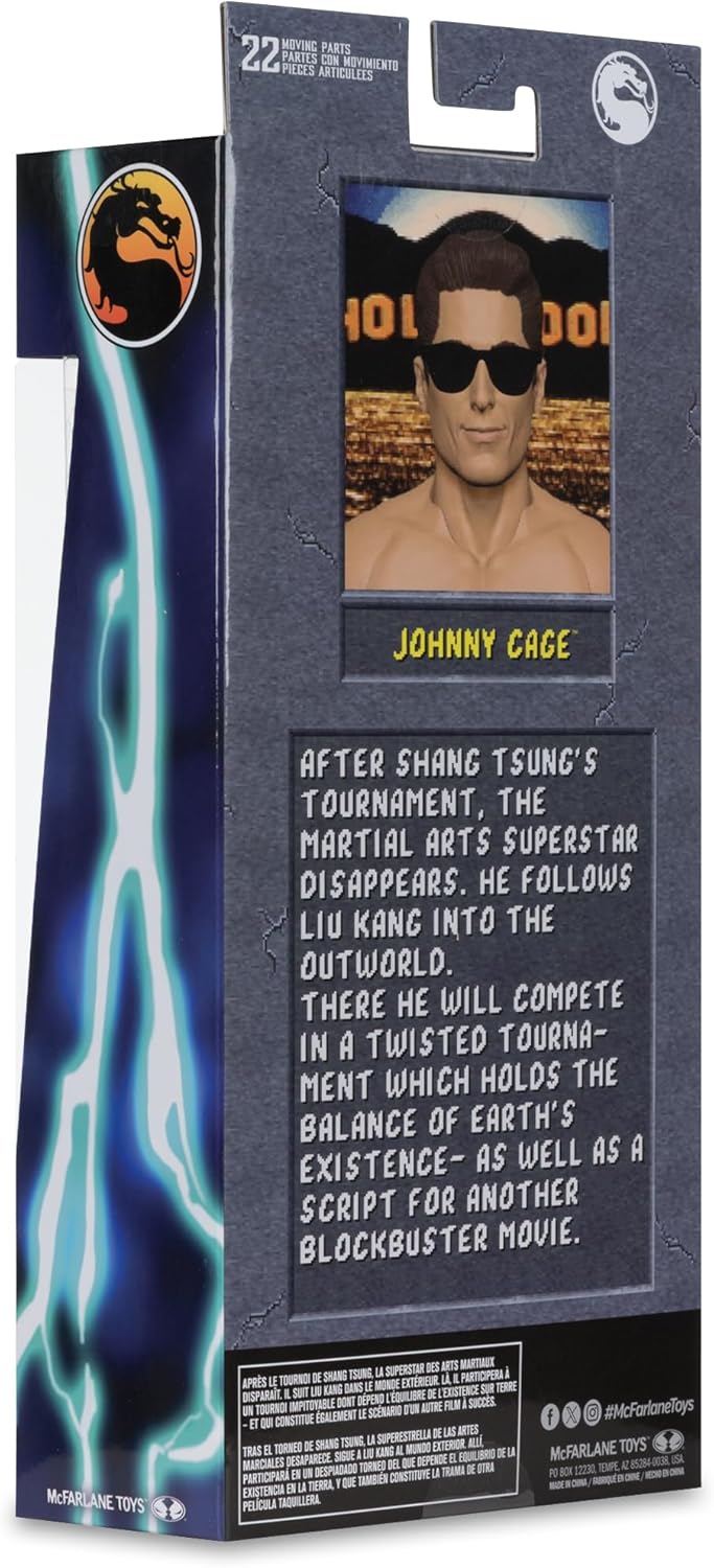McFarlane Toys- Mortal Kombat Klassic Johnny Cage 7in Action Figure
