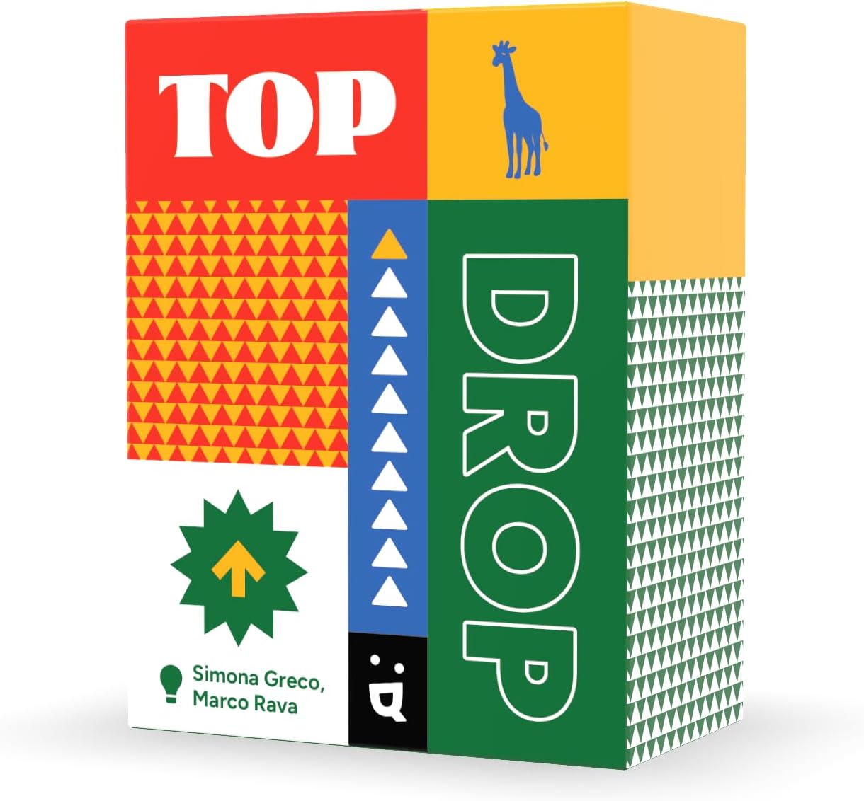 Helvetiq - Top Drop - Cooperative Card Game - Numbers and Timing - Easy Go Range - Ultra Compact Travel Size - Fast Mood Game - 2 to 4 Players - Ages 8+