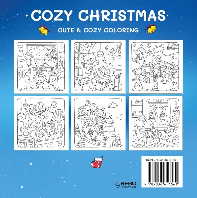 Cozy Christmas - Cute & Cozy Kleurboek