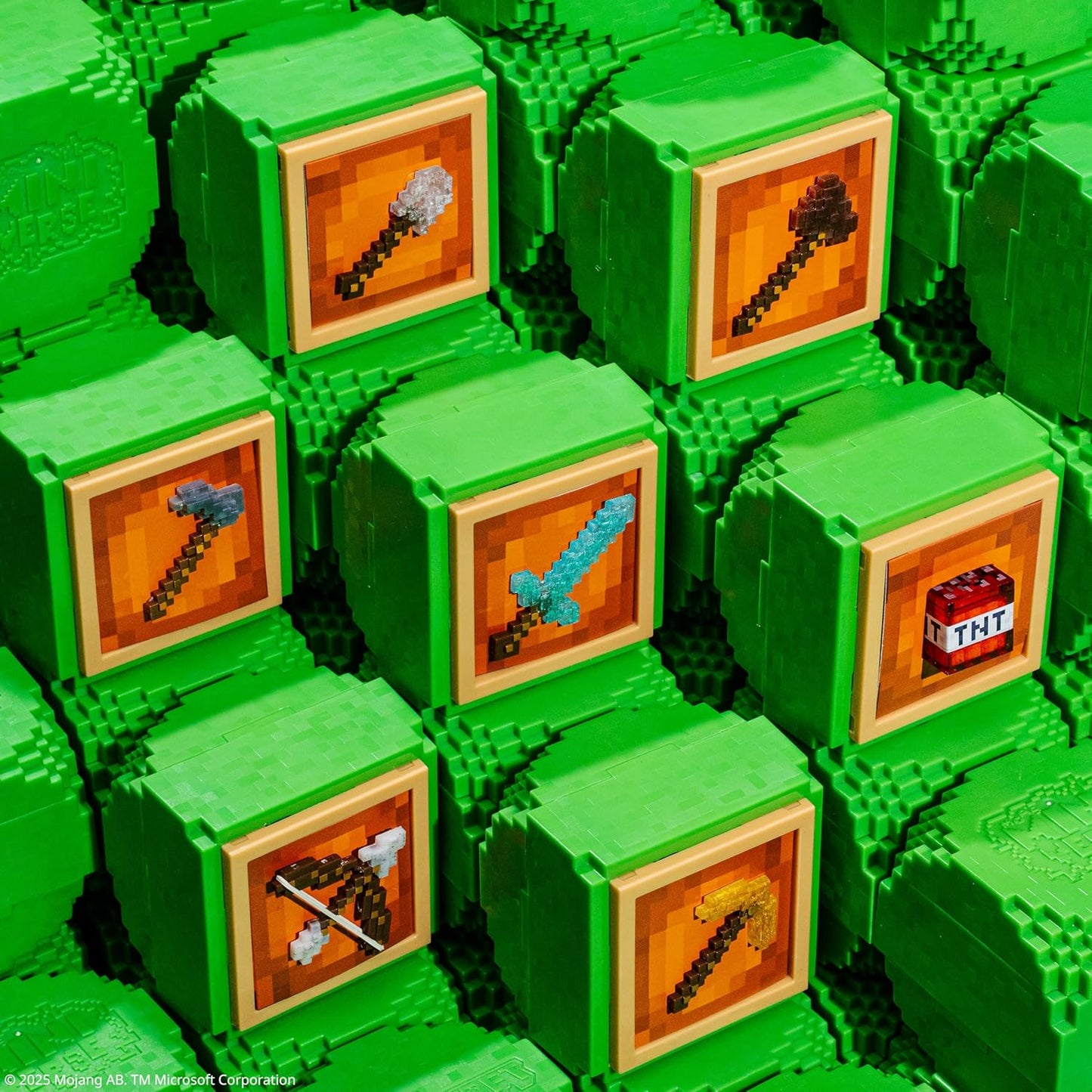 MGA's Miniverse Make It Mini Minecraft, Minecraft, Crafting, Mining, Pixel, Tools, Animals, Blind Packaging, DIY, NOT Edible, Collectors, Gifts, 8+