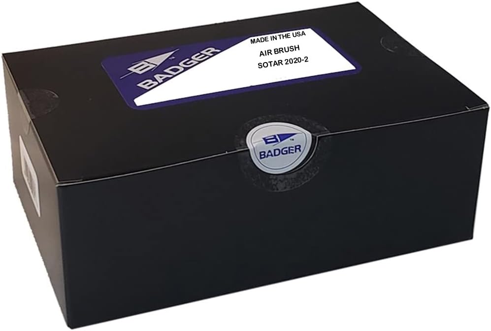 Badger Air-Brush Co. Sotar 2020–2 m Large Alimentation par gravité aérographe avec tête Medium