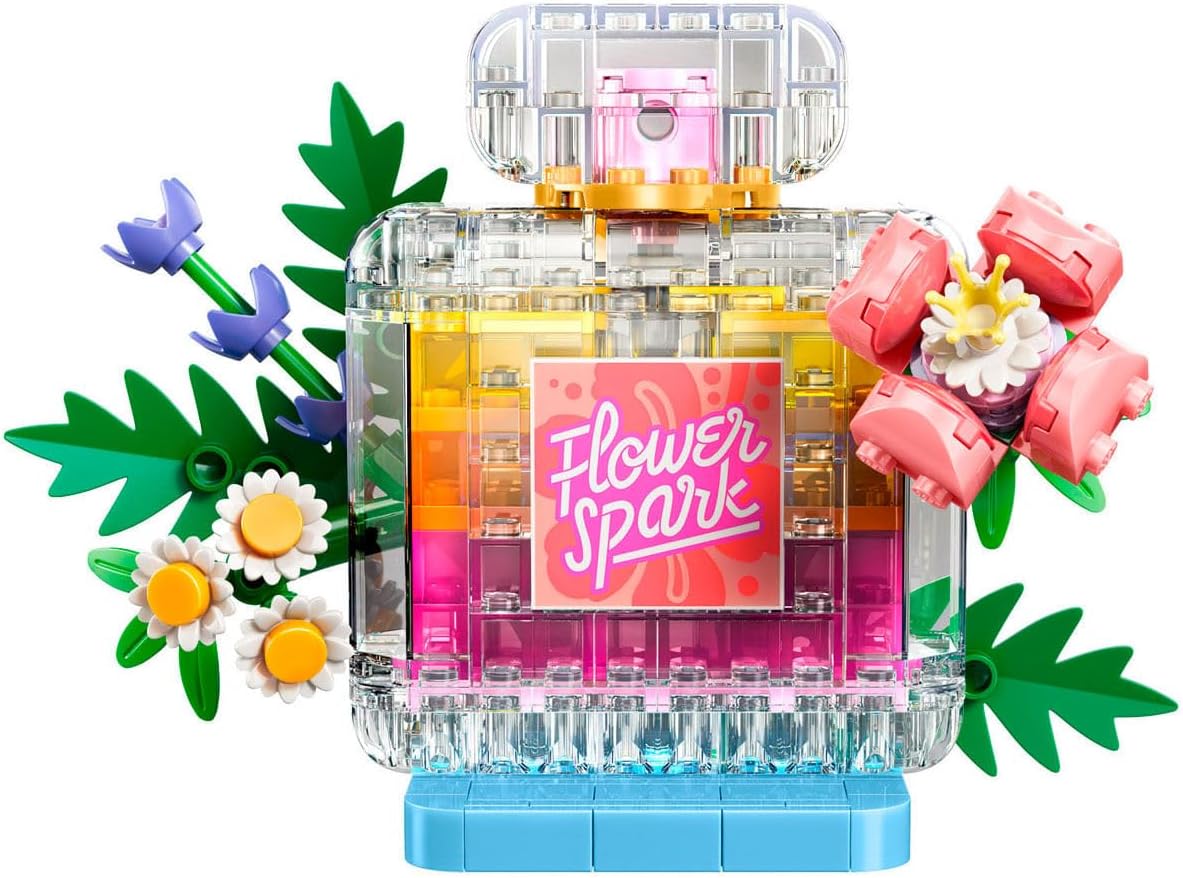 LEGO Creator 3in1 Parfumfles met Bloemen Speelgoed - Bouwpakket voor Kinderen - Verandert in een Vaas of Smoothie - Kinderkamer Decoratie - Cadeau voor Meisjes en Jongens Vanaf 8 Jaar - 31383