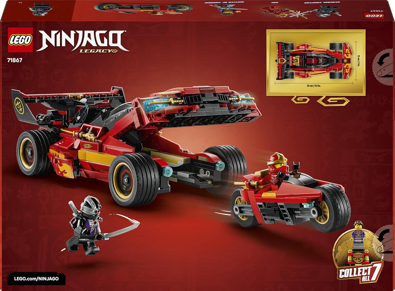 Lego - Ninjago - X-1 Ninja Charger 15Th Anniversary (71867)