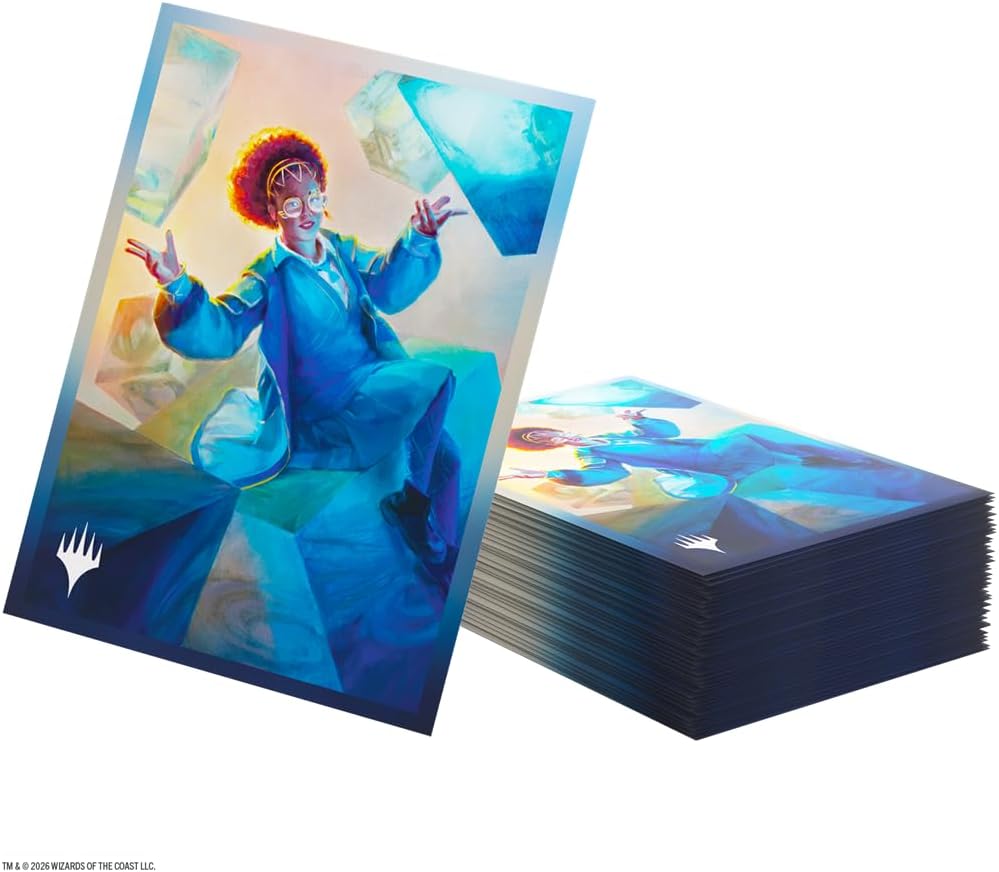 Gamegenic | Magic: The Gathering | Secrets of Strixhaven Premium Art Sleeves - Commander 4 | Trading Card Game Accessory | Ages 13+