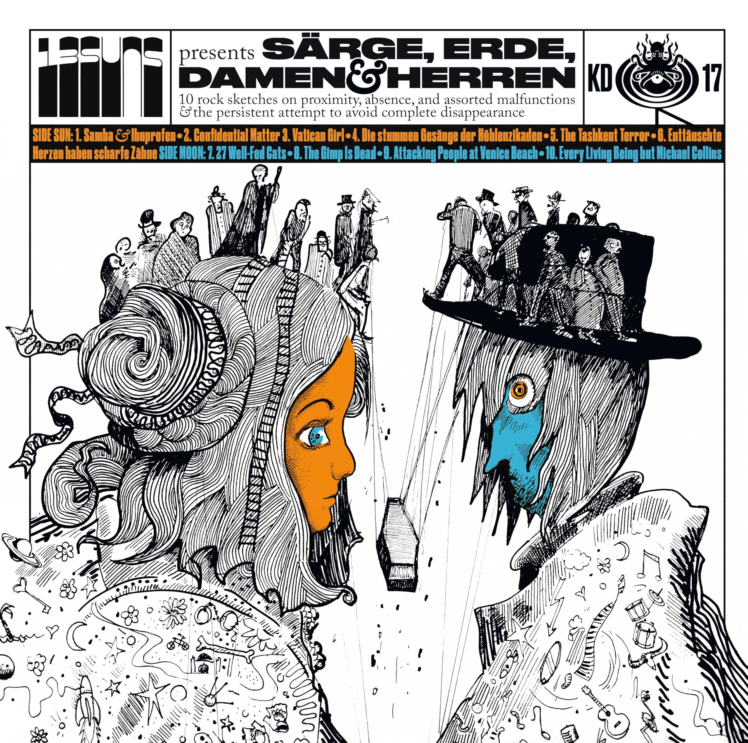 Särge. Erde, Damen & Herren