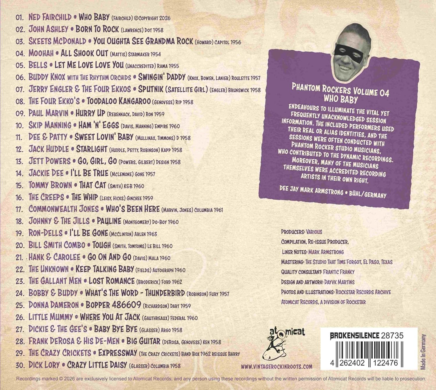 Phantom Rockers Vol.4: Who Baby