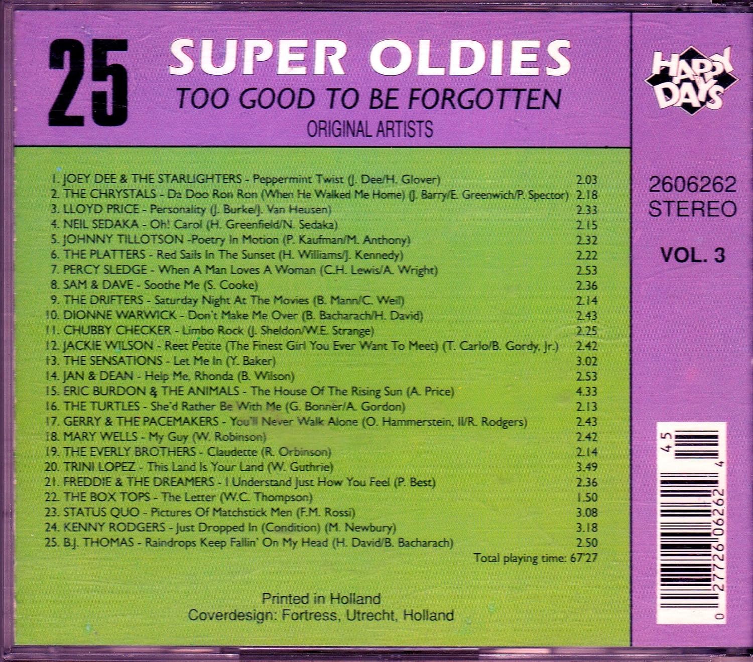 v/a - Super Oldies Too Good To Be Forgotten