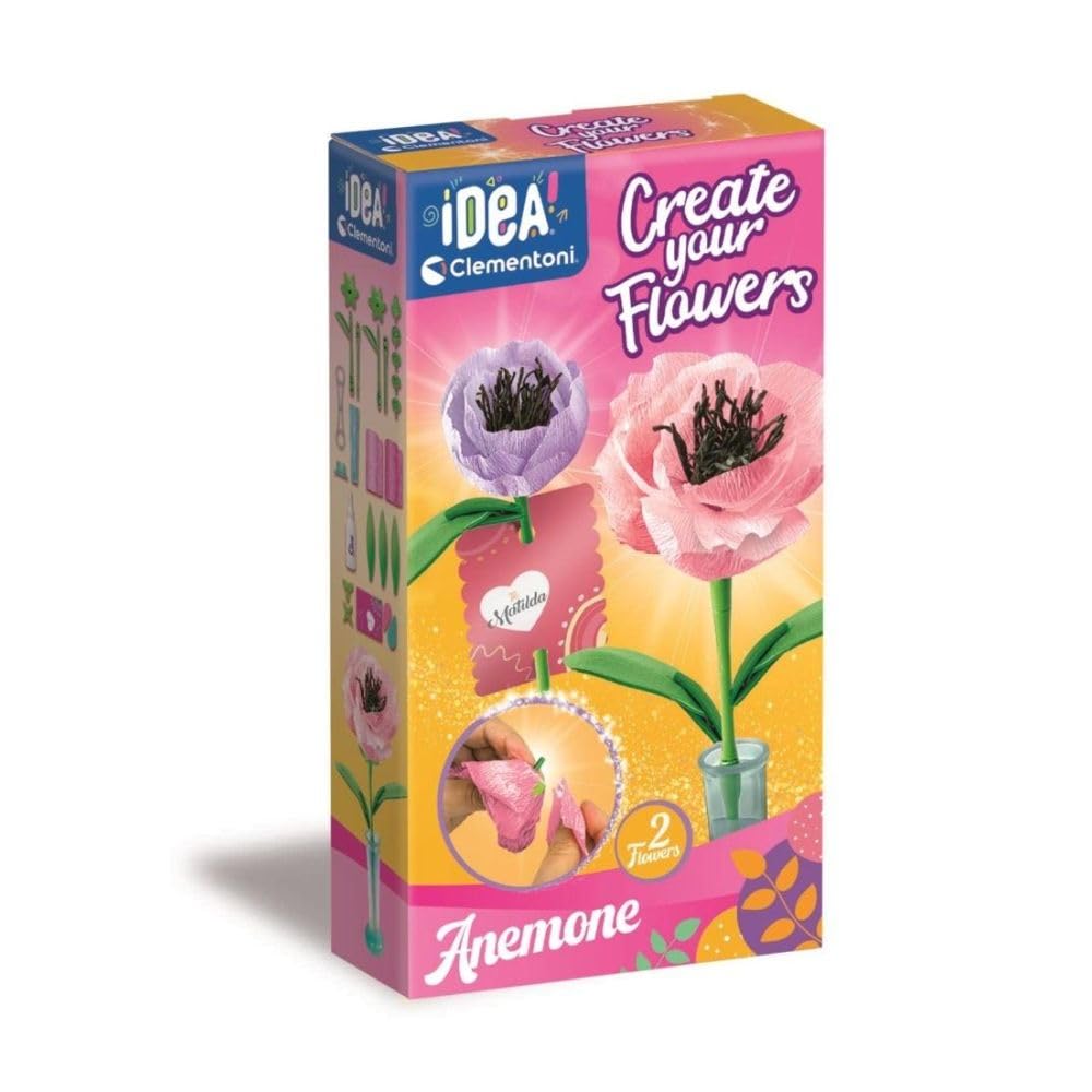 Clementoni Idea Maak Je Eigen Bloemen - Anemoon