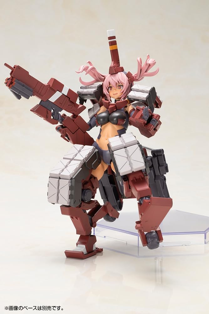 Kotobukiya Frame Arms Girl Kirehama Tetu (White Army Specification) Total Height Approx. 7.5 inches (191 mm), Non-Scale Plastic Model