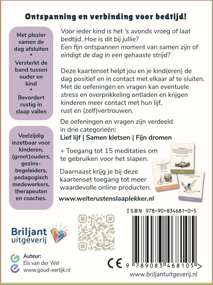 Welterusten, slaap lekker!: Slaapkaartjes (Briljant Uitgeverij, 1