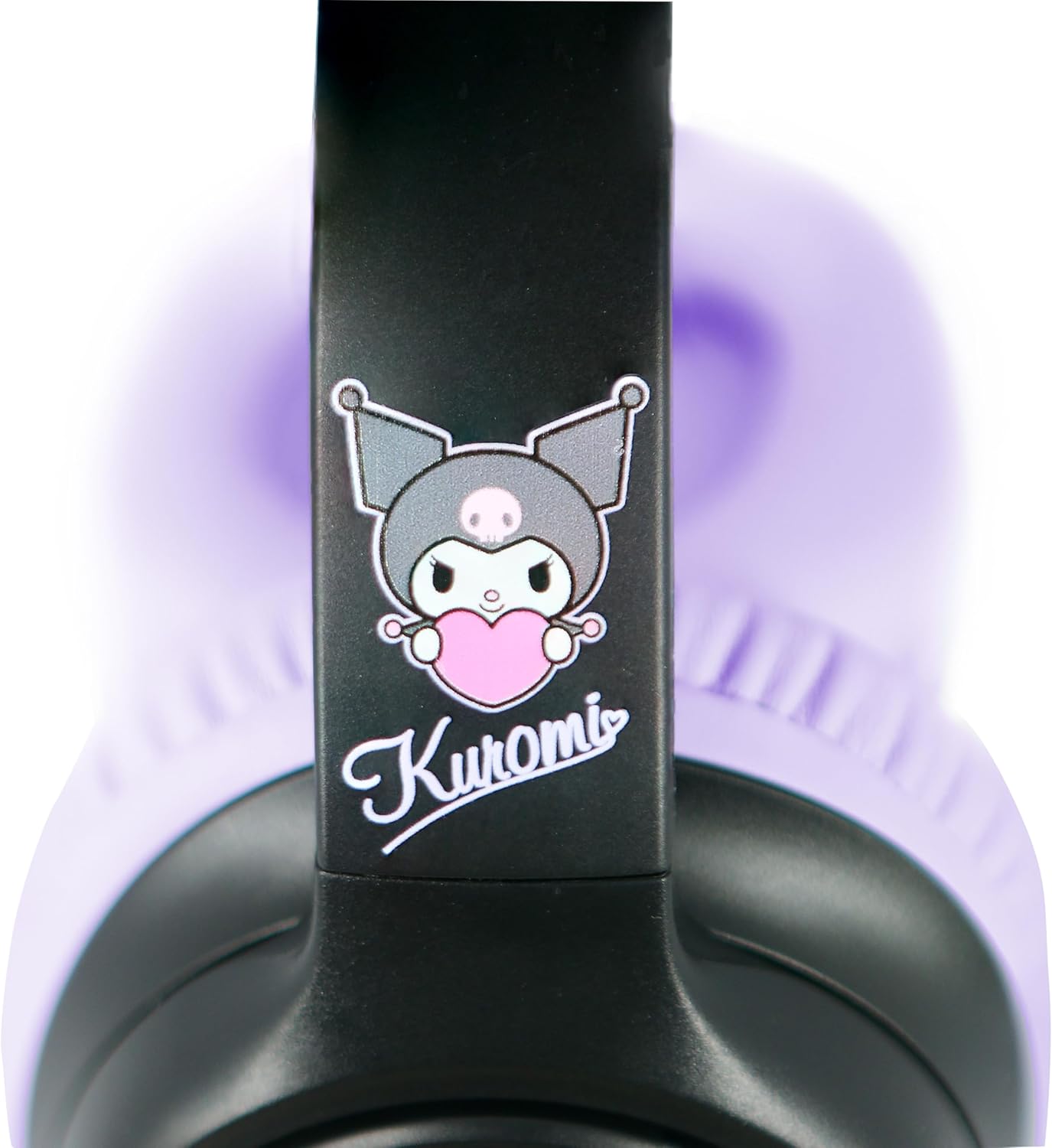 OTL Technologies KU1526 Kuromi Wireless Headphones with LED Light Up Feature - Black
