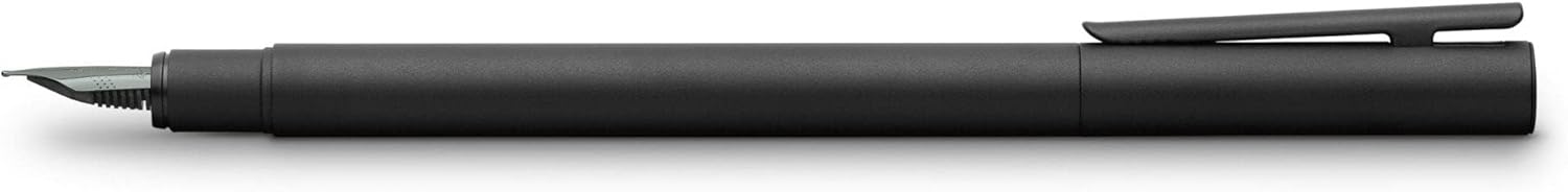 Faber-Castell Neo Slim Fountain Pen Metal Black Matt Spring EF matt black