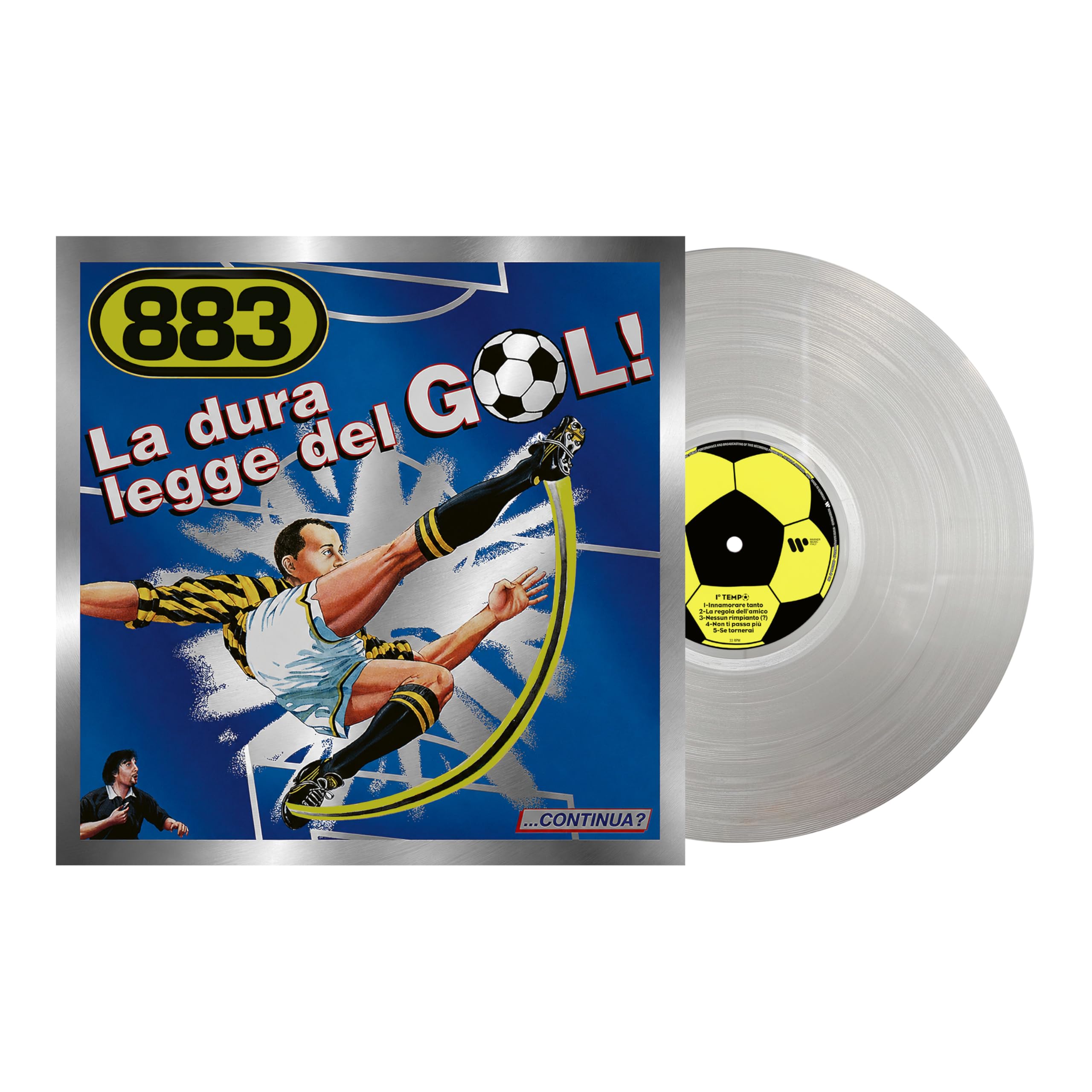 La Dura Legge Del Gol Vinile Cristallo Limitato Con Copertina Metallizzata
