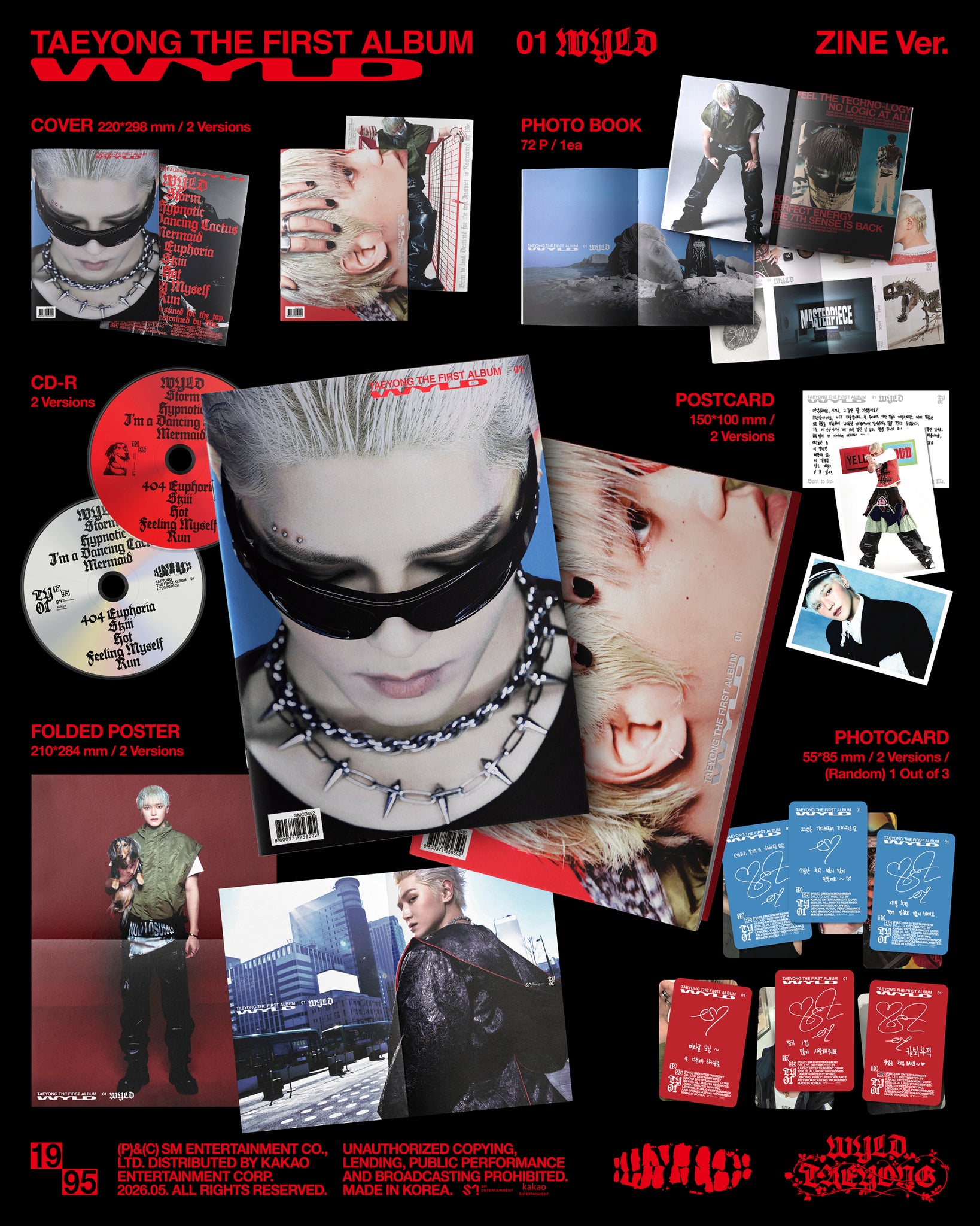 WYLD - The 1st Album (Zine Ver.)
