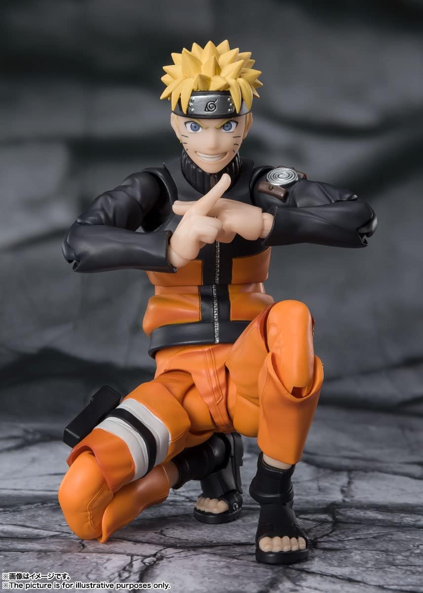 Tamashi Nations S.H. Figuarts Naruto Shippuden Uzumaki Naruto Nino-O Stem Power with Hope, (versione di rivendita) circa 5,7 pollici (145 mm), PVC e ABS pre-verniciato Action Figure