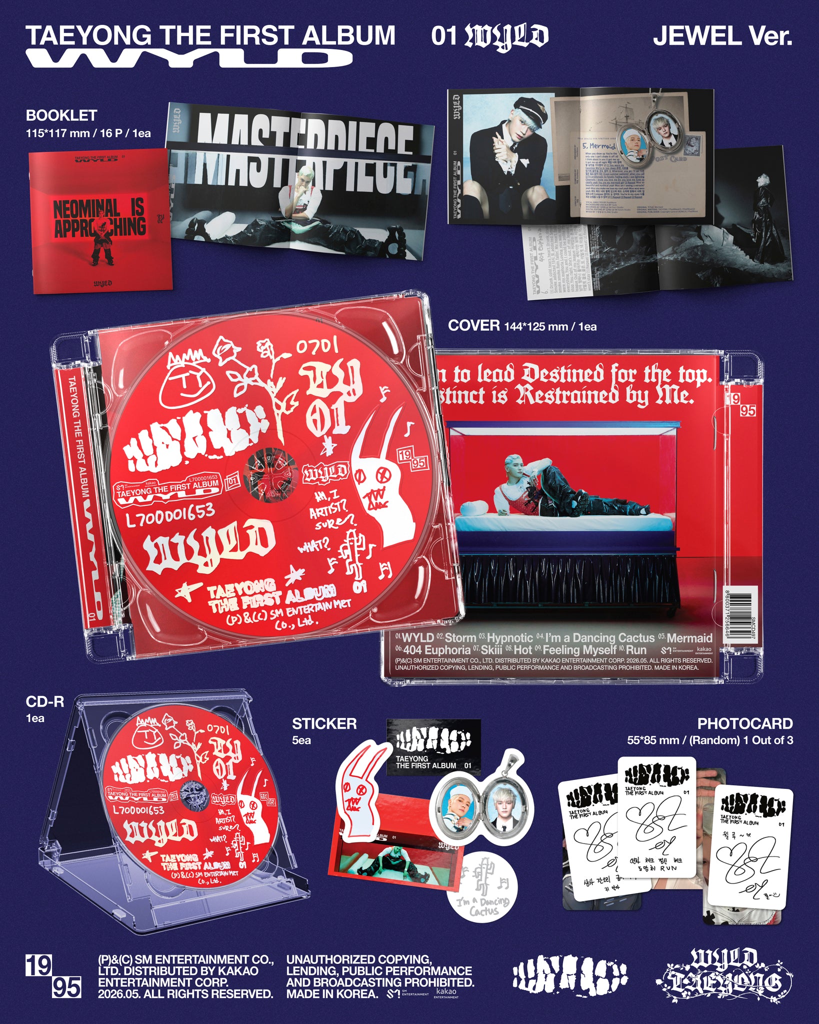 WYLD - The 1st Album (Jewel Case Ver.)