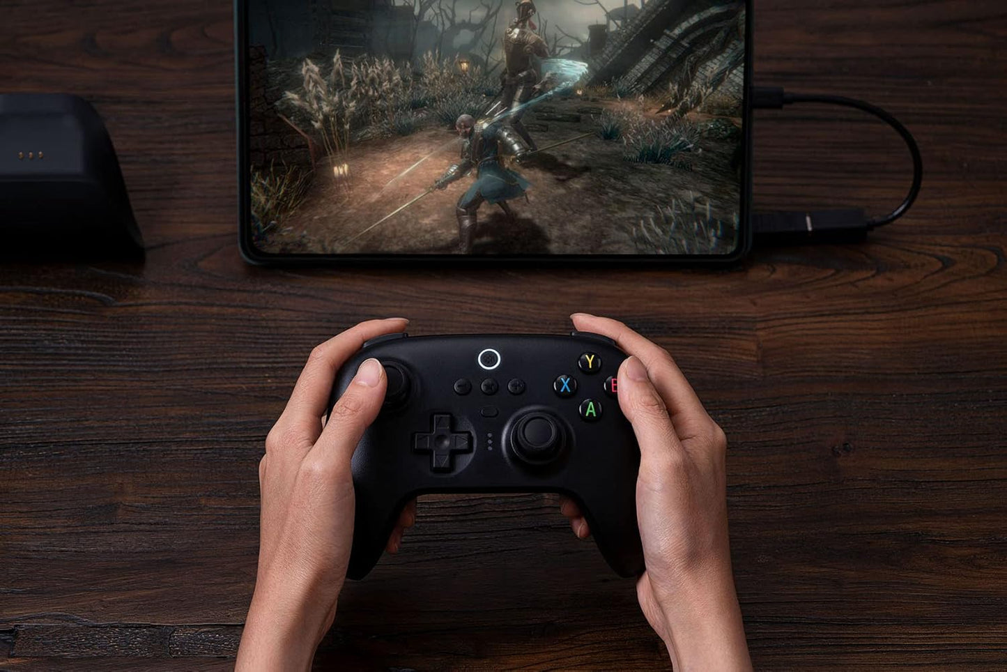 8bitdo Ultimate Controller with Charging Dock 2.4g for Windows and Android - Black