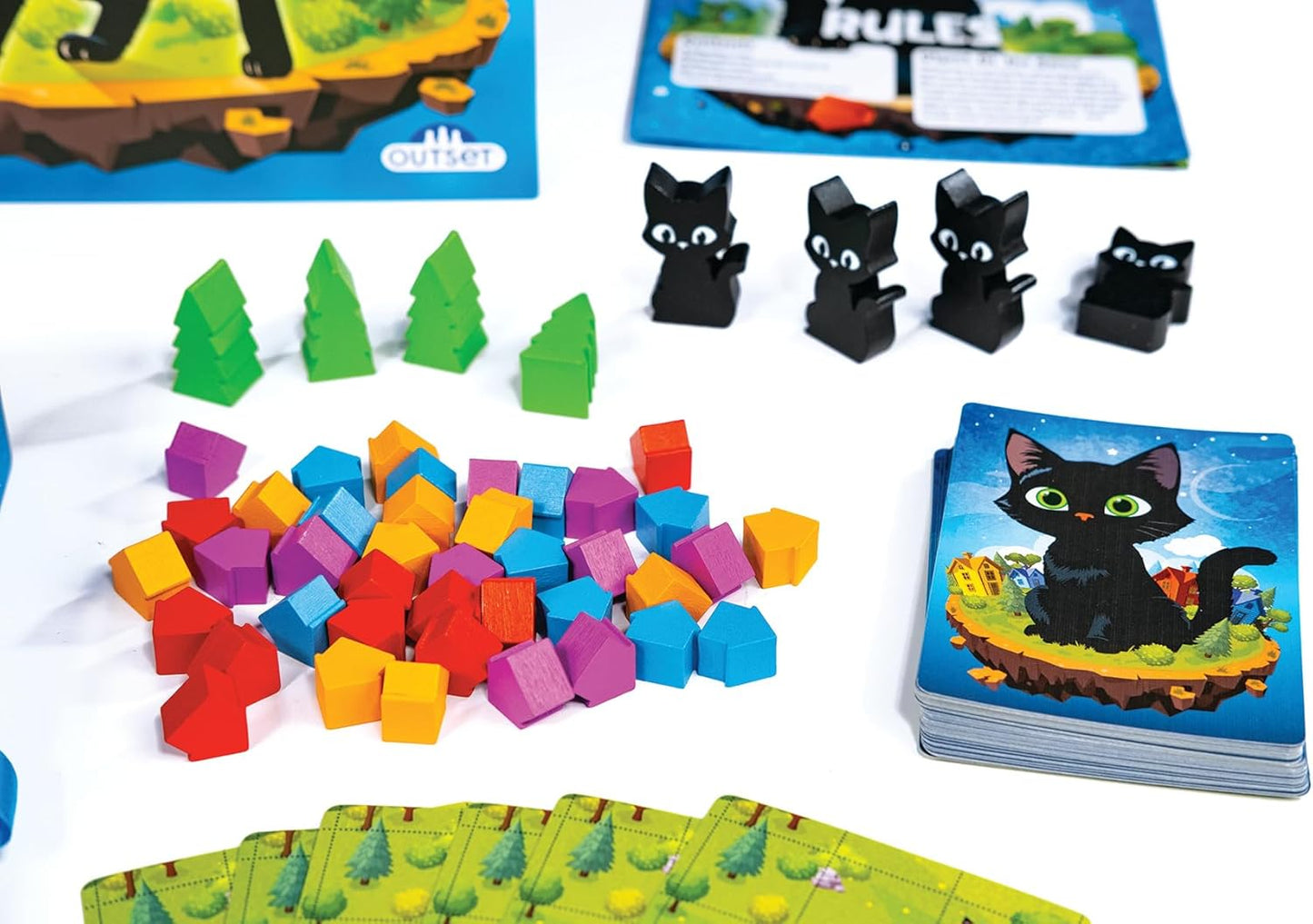 Cat Earth - Family Board Game - 2 to 4 Players Ages 8 and up