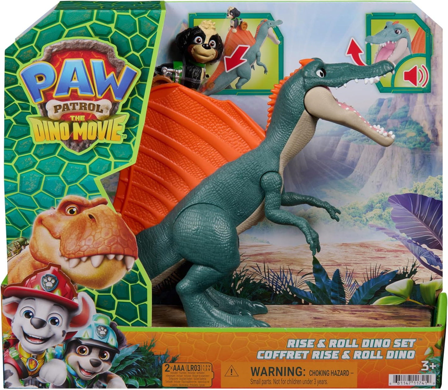 Paw Patrol Playset Dino RiseAndRollDinoSet