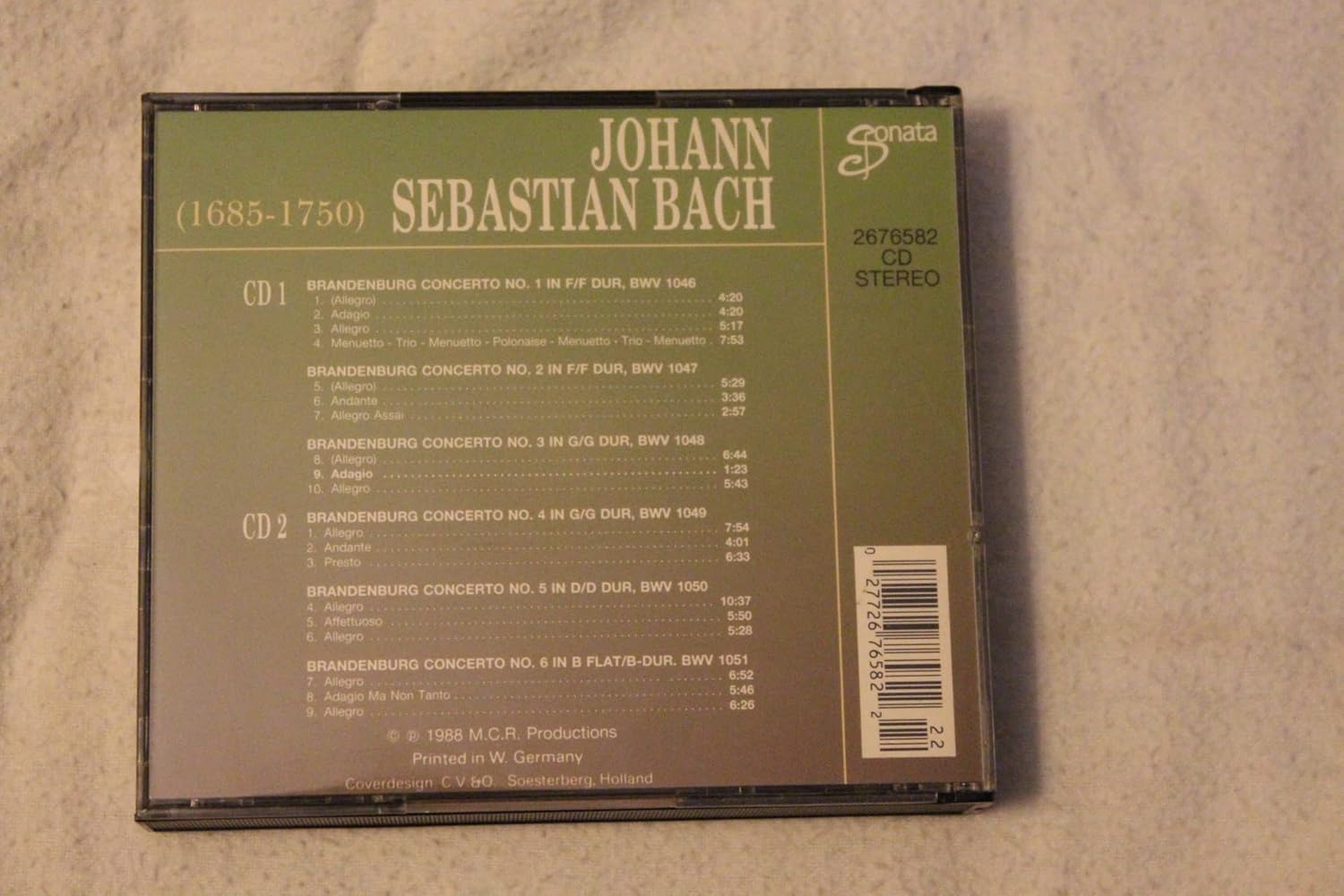 Johan Sebastian Bach - Twice as Nice