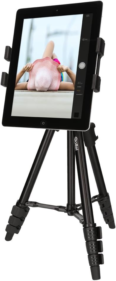 Rollei 22640Tablethouder - universele houder voor uw tablet met 1/4 inch schroefdraad aan de achterkant, geschikt voor tablets tot 24 cm breedte - zwart,9,4 x 3,3 x 18,21 cm; 117,93 gram