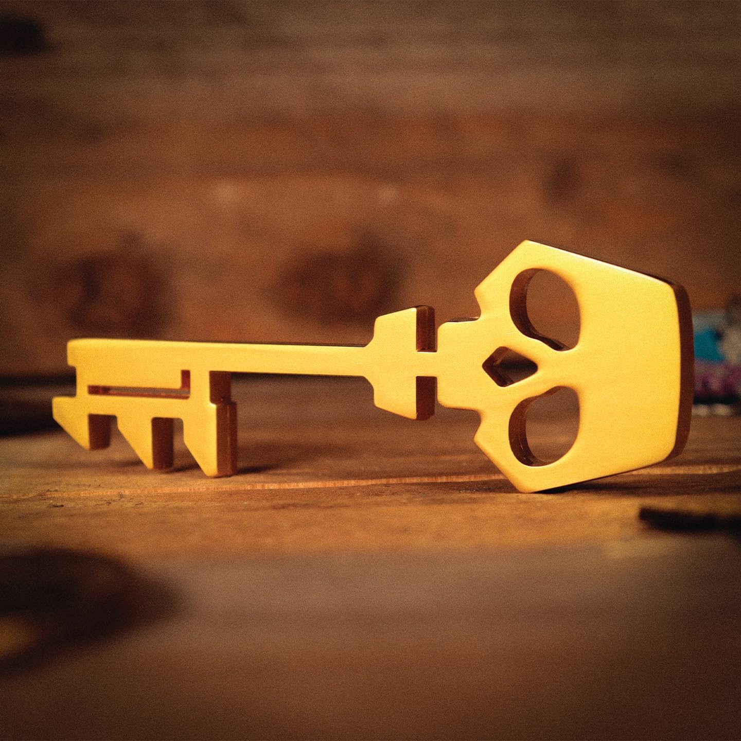 FaNaTtik Borderlands Limited Edition Gold Key Replica - 24k vergoldetes Metall-Sammlerstück, einzeln nummeriert, offizielles Lizenzprodukt, 100 x 35 x 6 mm