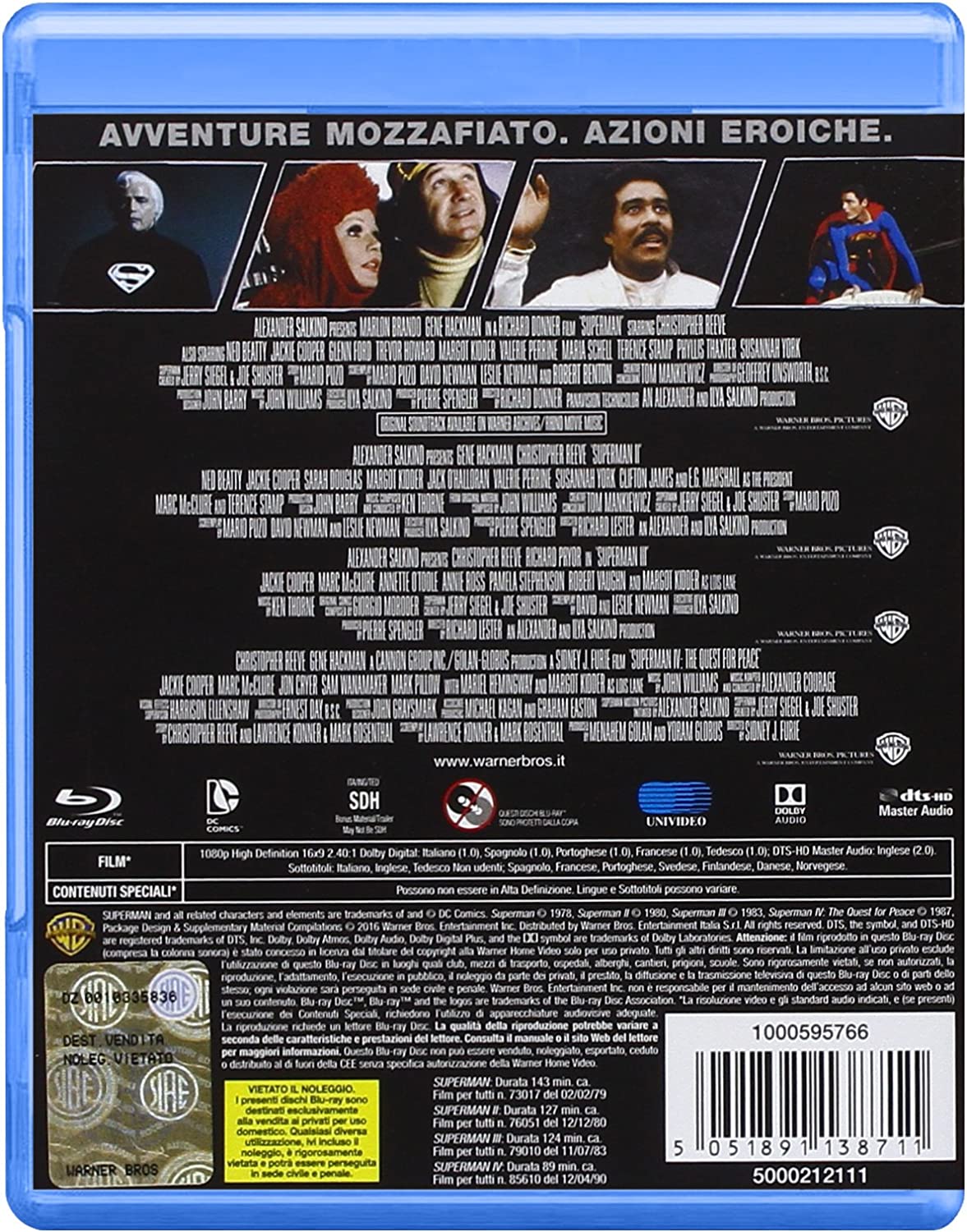 Superman Collection (4 Grandi Film