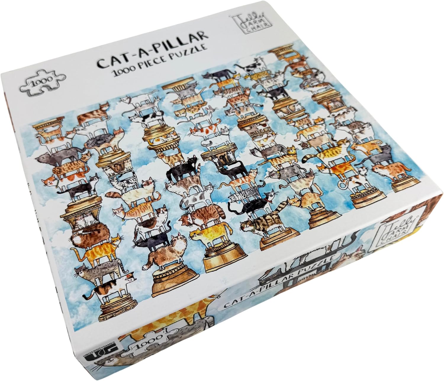 Jelly Armchair Cat-A-Pillar 1000 Piece Puzzle