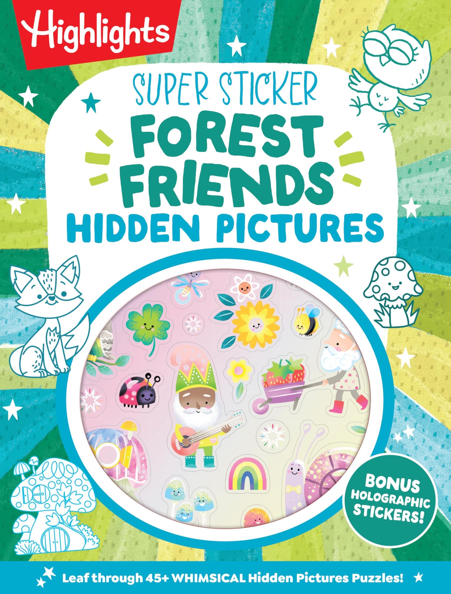 Super Sticker Forest Friends Hidden Pictures (Hidden Pictures Sticker Books