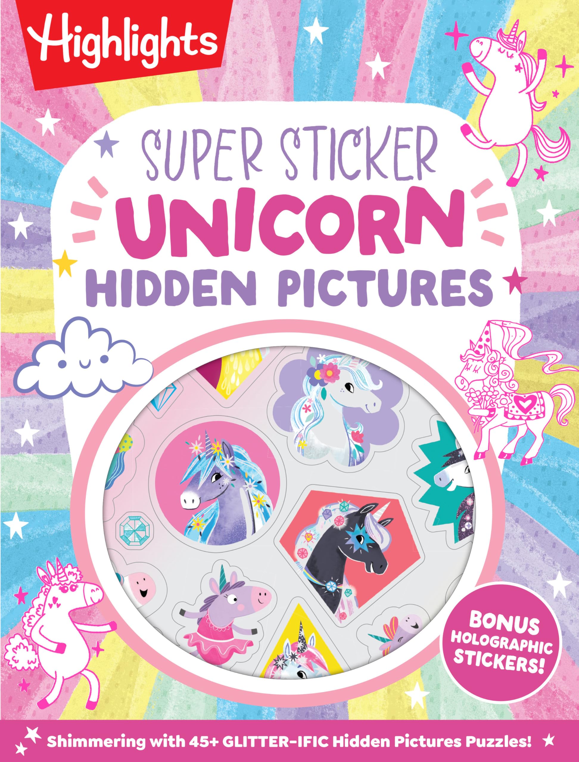 Super Sticker Unicorn Hidden Pictures (Hidden Pictures Sticker Books