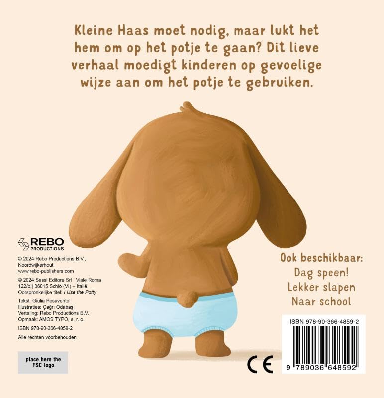 Op het potje - Stap voor stap Kartonboekje