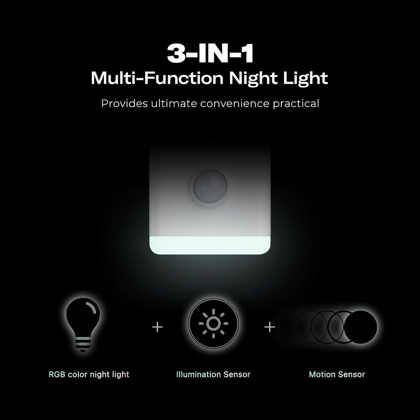 Thirdreality Multi-Function Night Light (Type-F) – Smart Motion & Ambient Sensor