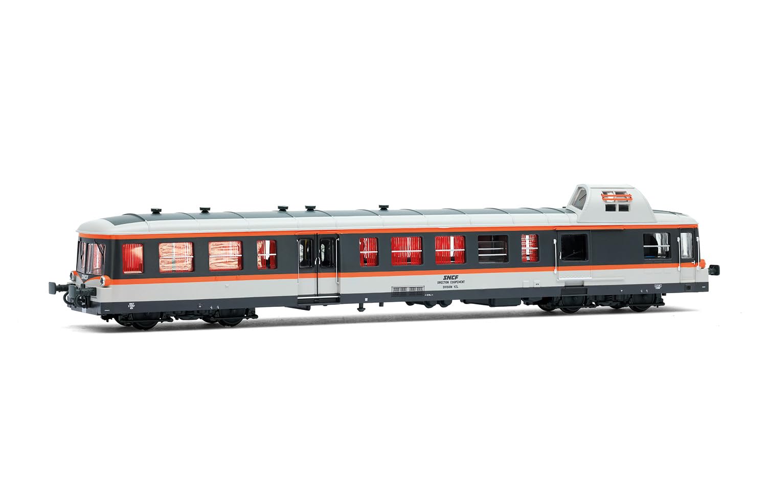 JOUEF HJ2618 SNCF, X 3997 "Picasso" diesel railcar, grey and orange livery, ep. IV Railway Diesel railcars
