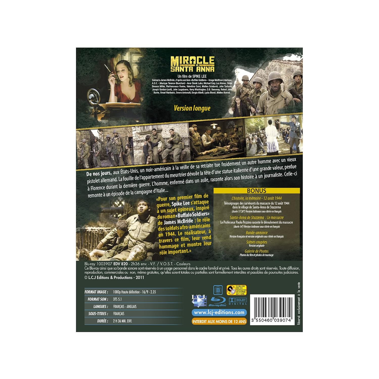Miracle A Santa Anna/Blu-Ray