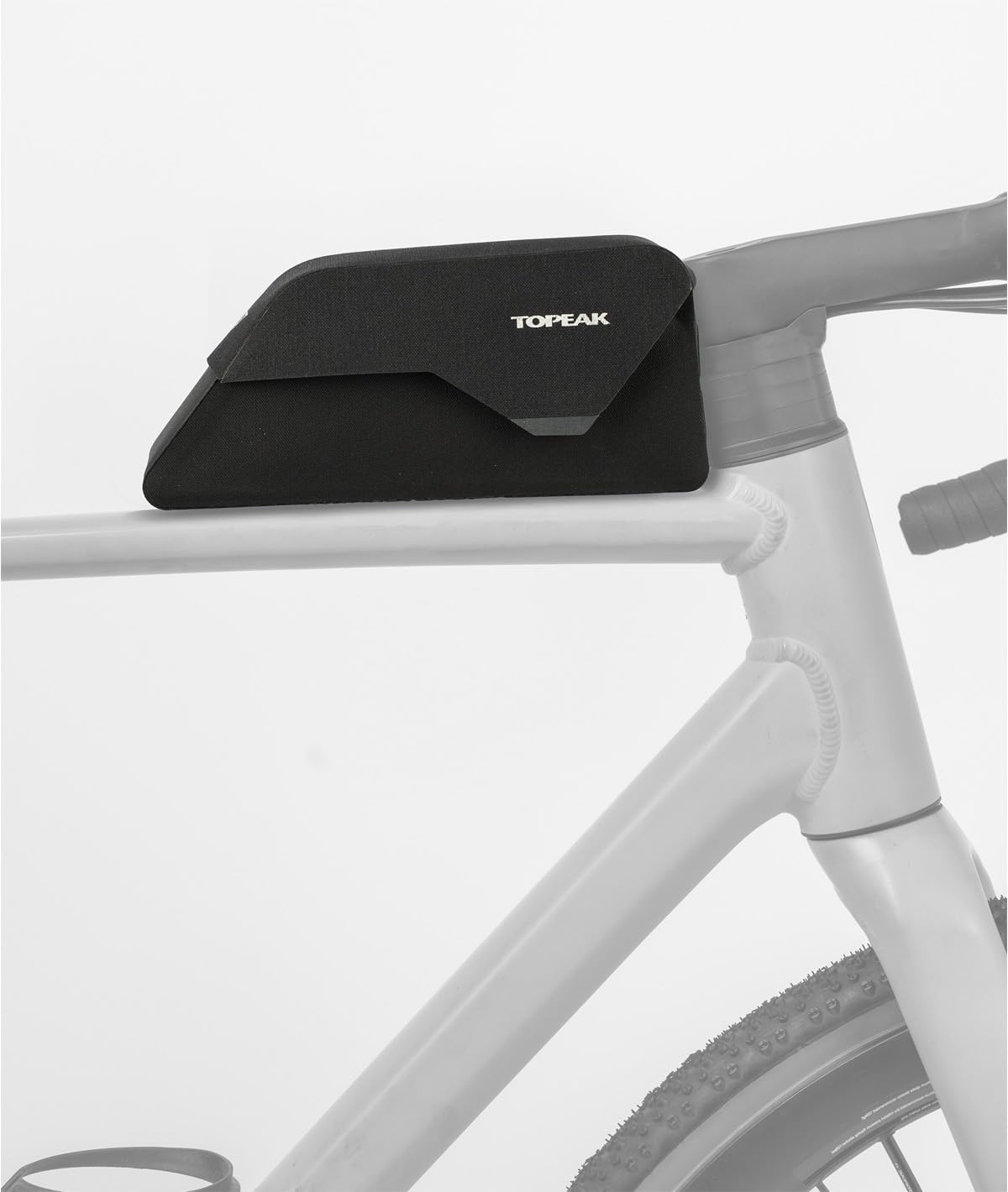 Topeak TopLoader DryShell Borsa Impermeabile da Tubo Orizzontale per Bicicletta con Chiusura Magnetica, Nera