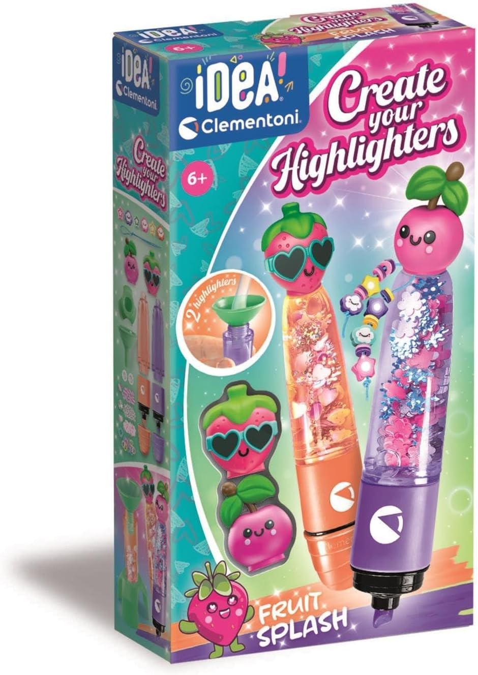 Clementoni: Idea - Mini Lab.Evidenziatori Fruit