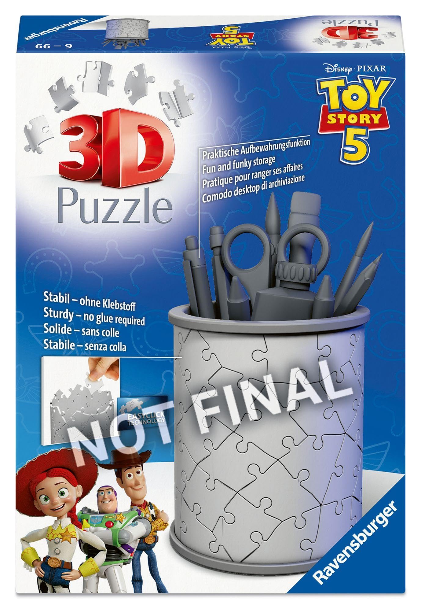 Ravensburger 3D Puzzel - Pennenbak Toy Story 5