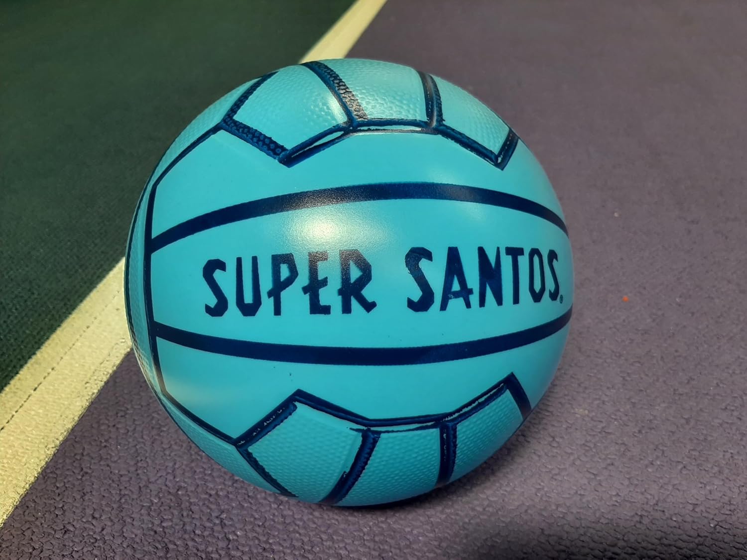 Mondo Toys SSC Napoli Super Santos voetbal voor meisjes/jongens, blauw, 02024