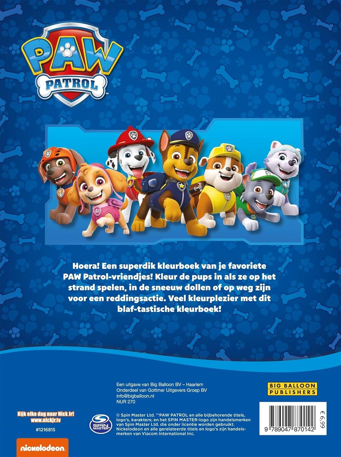 Superdik PAW Patrol Kleurboek