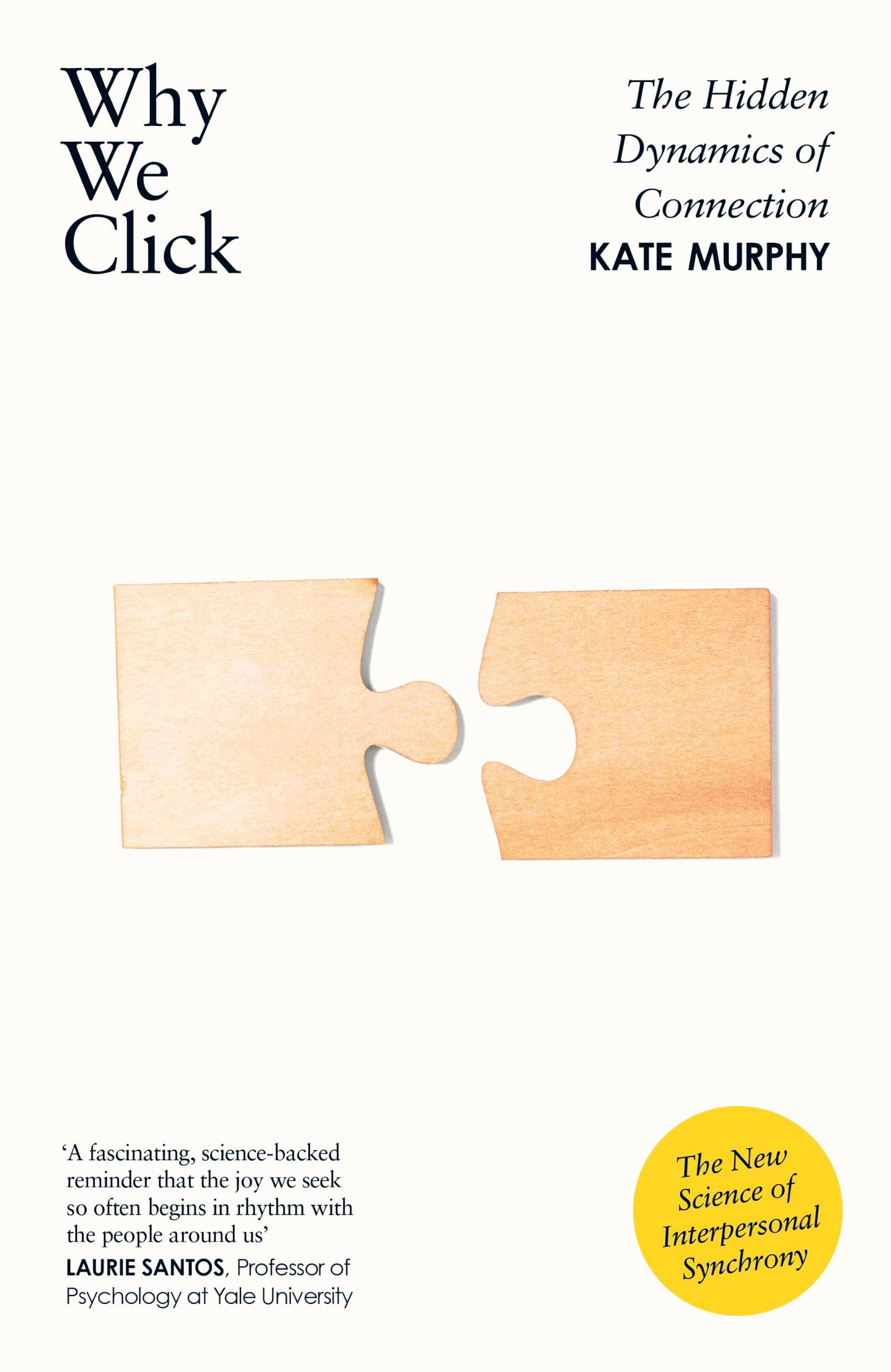 Why We Click: The Hidden Dynamics of Connection: 'The New Science of Interpersonal Synchrony'